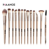 MAANGE Pincéis de Maquiagem Pro Pink Conjunto de Pincéis Pó Sombra Misturando Delineador Cílios Sobrancelha Maquiagem Beleza Pincéis Cosméticos