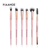 MAANGE Pincéis de Maquiagem Pro Pink Conjunto de Pincéis Pó Sombra Misturando Delineador Cílios Sobrancelha Maquiagem Beleza Pincéis Cosméticos