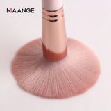 MAANGE Pincéis de Maquiagem Pro Pink Conjunto de Pincéis Pó Sombra Misturando Delineador Cílios Sobrancelha Maquiagem Beleza Pincéis Cosméticos