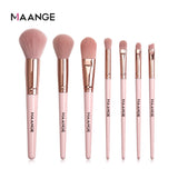 MAANGE Pincéis de Maquiagem Pro Pink Conjunto de Pincéis Pó Sombra Misturando Delineador Cílios Sobrancelha Maquiagem Beleza Pincéis Cosméticos